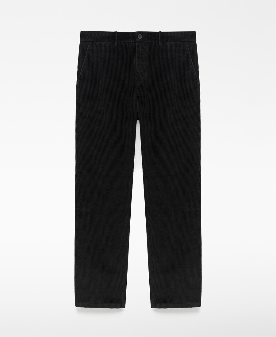 pantalon chino en velours côtelé coupe classique pour homme