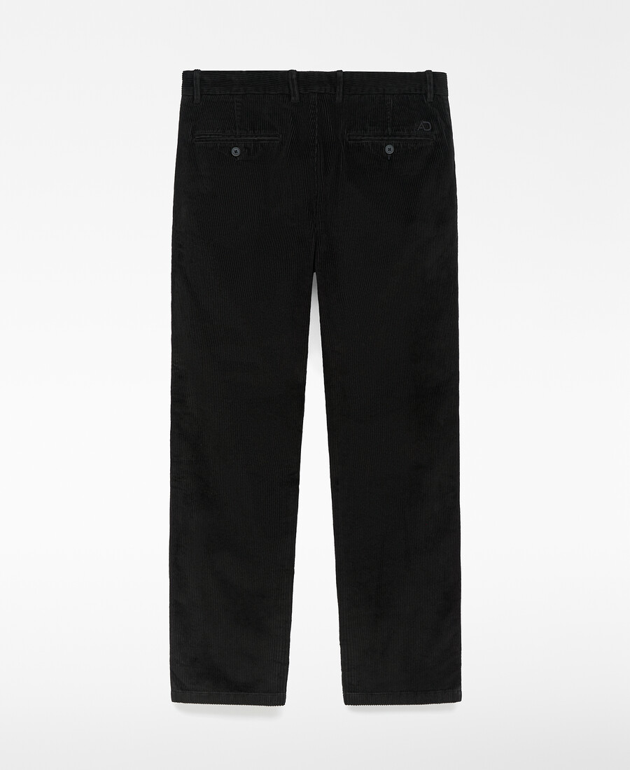 pantalon chino en velours côtelé coupe classique pour homme