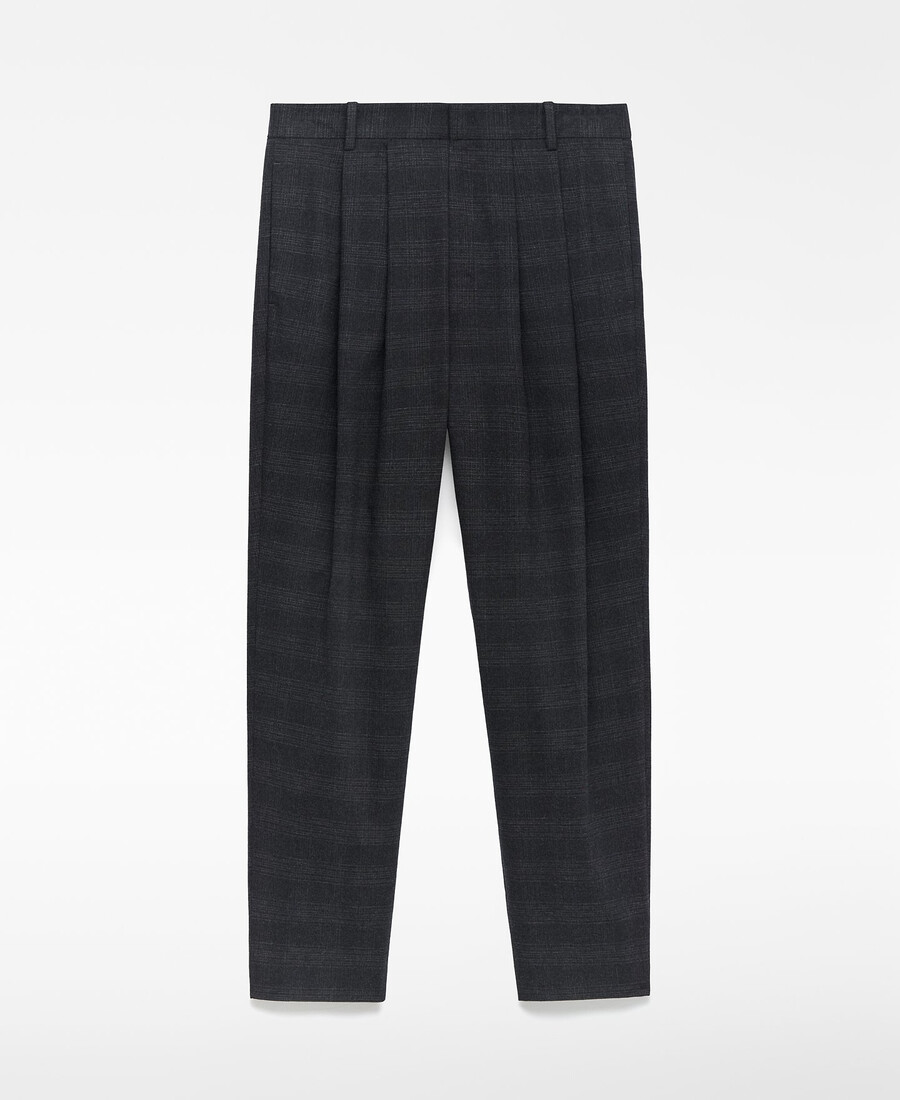 pantalon à carreaux coupe décontractée pour homme