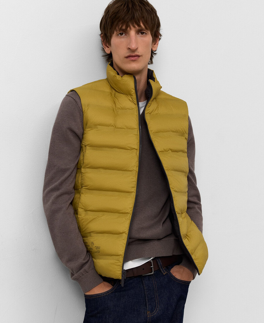 gilet rembourré réversible pour homme